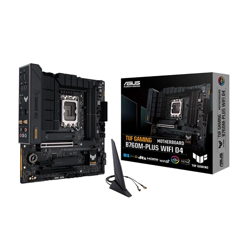 Asus TUF Gaming B760M-Plus WiFi D4 Intel 700 Series mATX Motherboard | 90MB1DG0-M0EAY0 |