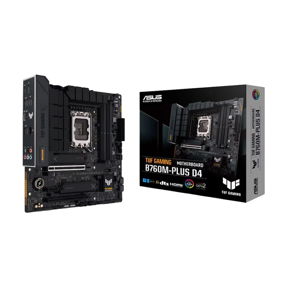 Asus TUF Gaming B760M-Plus D4 Intel 700 Series mATX Motherboard | 90MB1DI0-M0EAY0 |