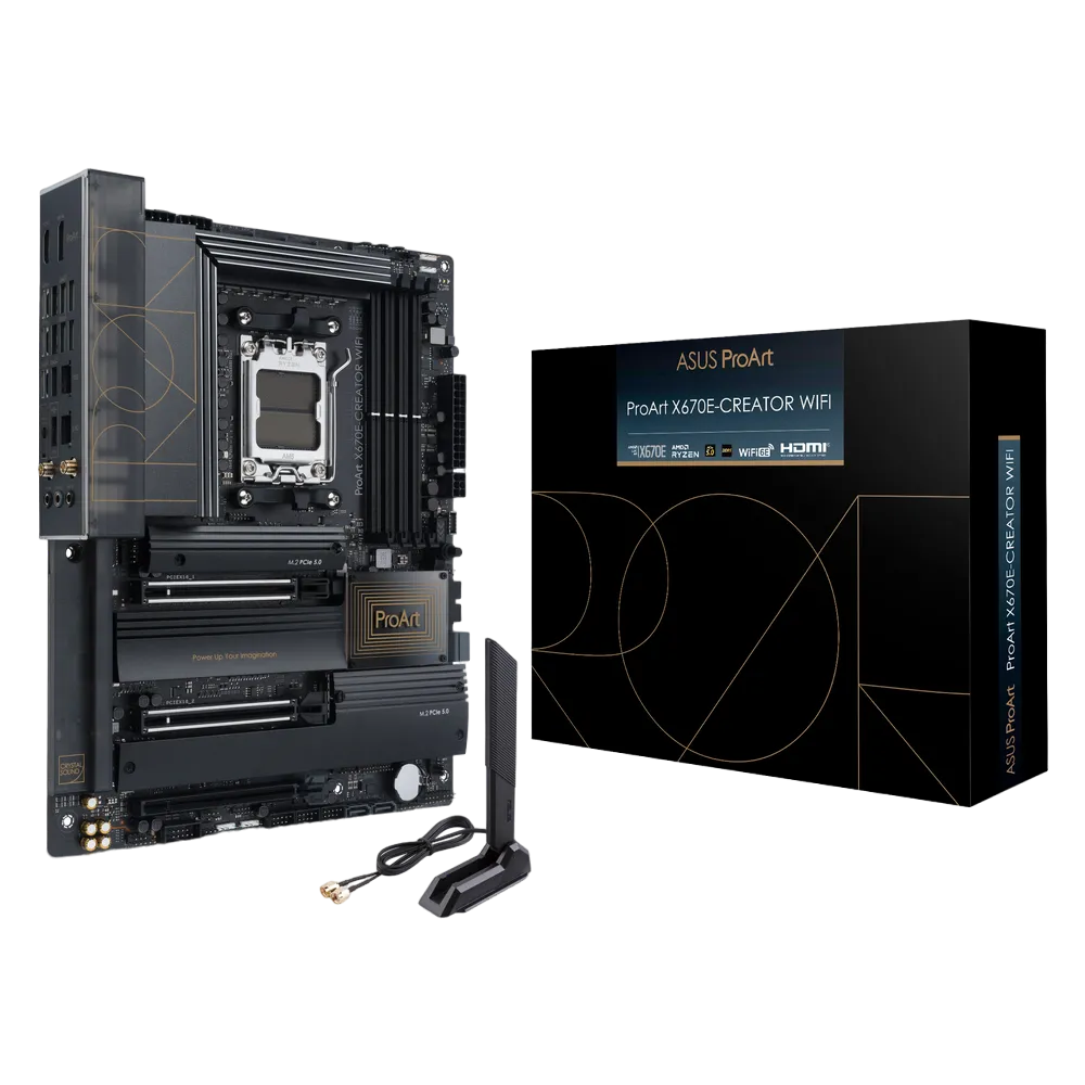 Asus ProArt X670E-Creator WiFi AMD 600 Series ATX Motherboard | 90MB1B90-M0EAY0 |