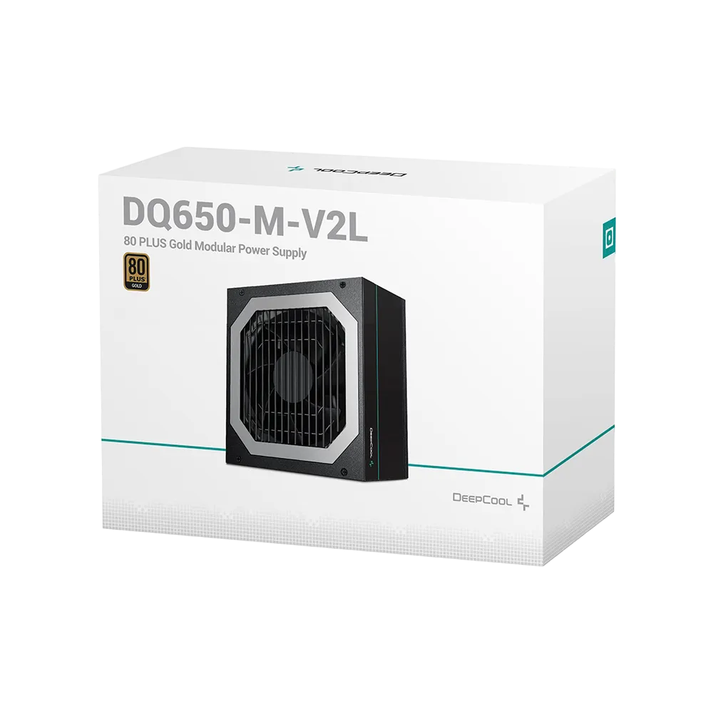 Deepcool DQ650-M V2L 650W 80+ Gold Fully Modular Power Supply | DP-GD-DQ650-M-V2L |