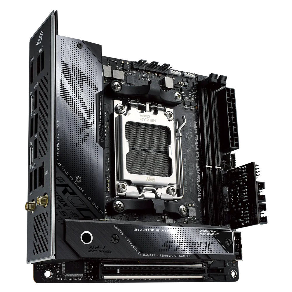 Asus ROG Strix X670E-I Gaming WiFi AMD 600 Series ITX Motherboard | 90MB1B70-M0EAY0 |