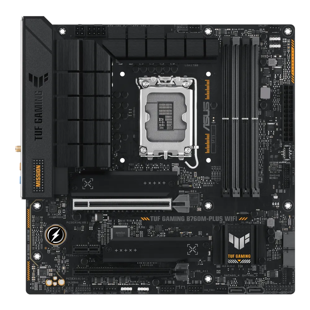 Asus TUF Gaming B760M-Plus WiFi D4 Intel 700 Series mATX Motherboard | 90MB1DG0-M0EAY0 |
