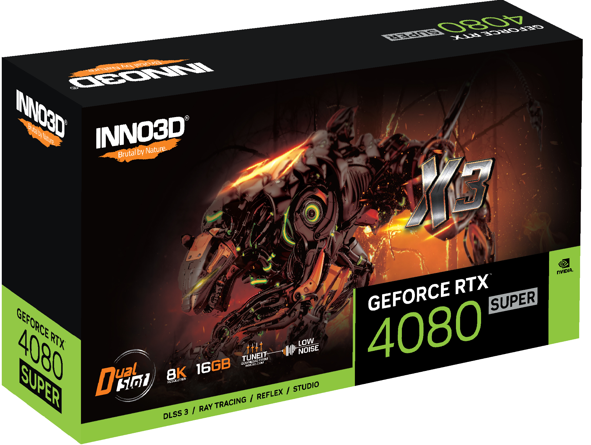 Inno3D GeForce RTX 4080 Super X3 16GB GDDR6X Gaming Graphics Card | N408S3-166X-18703552 |
