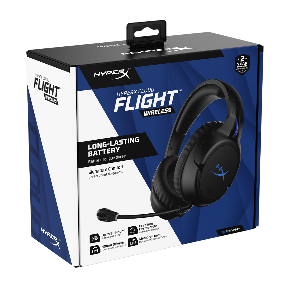 HyperX Cloud Flight Wireless Gaming Headset for Playstation