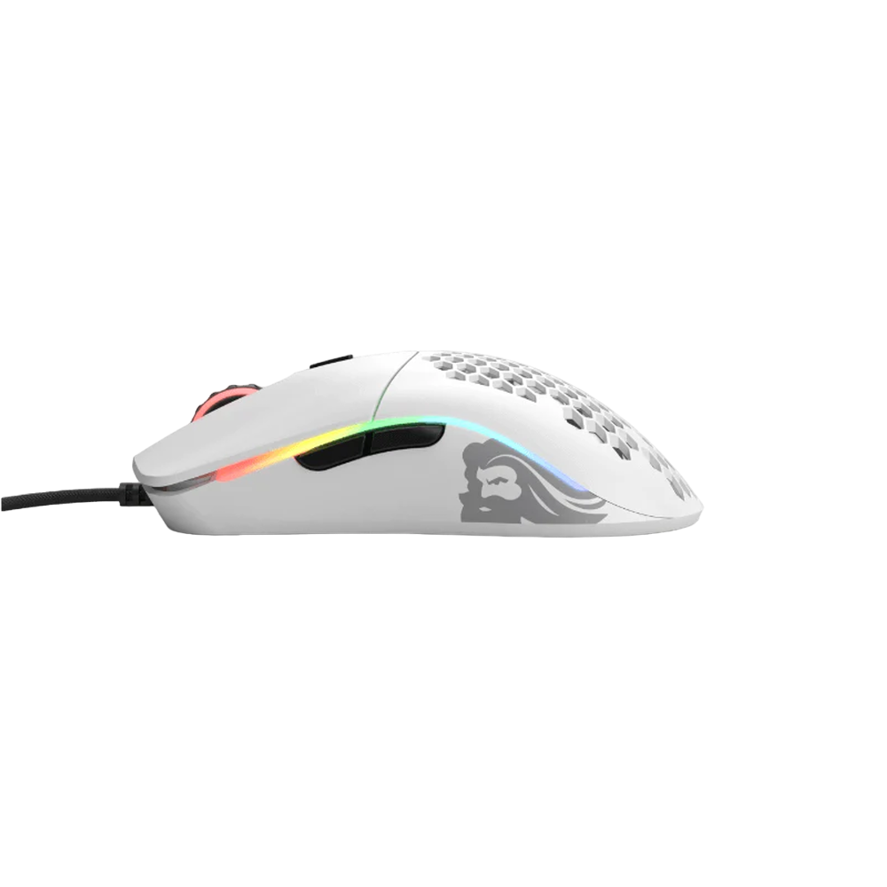Glorious Model O Minus Matte White RGB Gaming Mouse