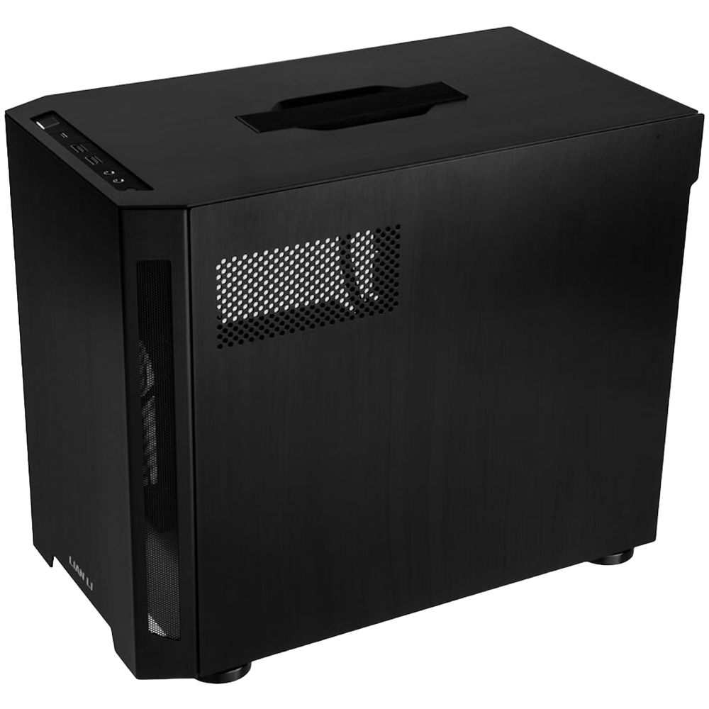Lian Li TU150 TG Black Mini-Tower PC Case